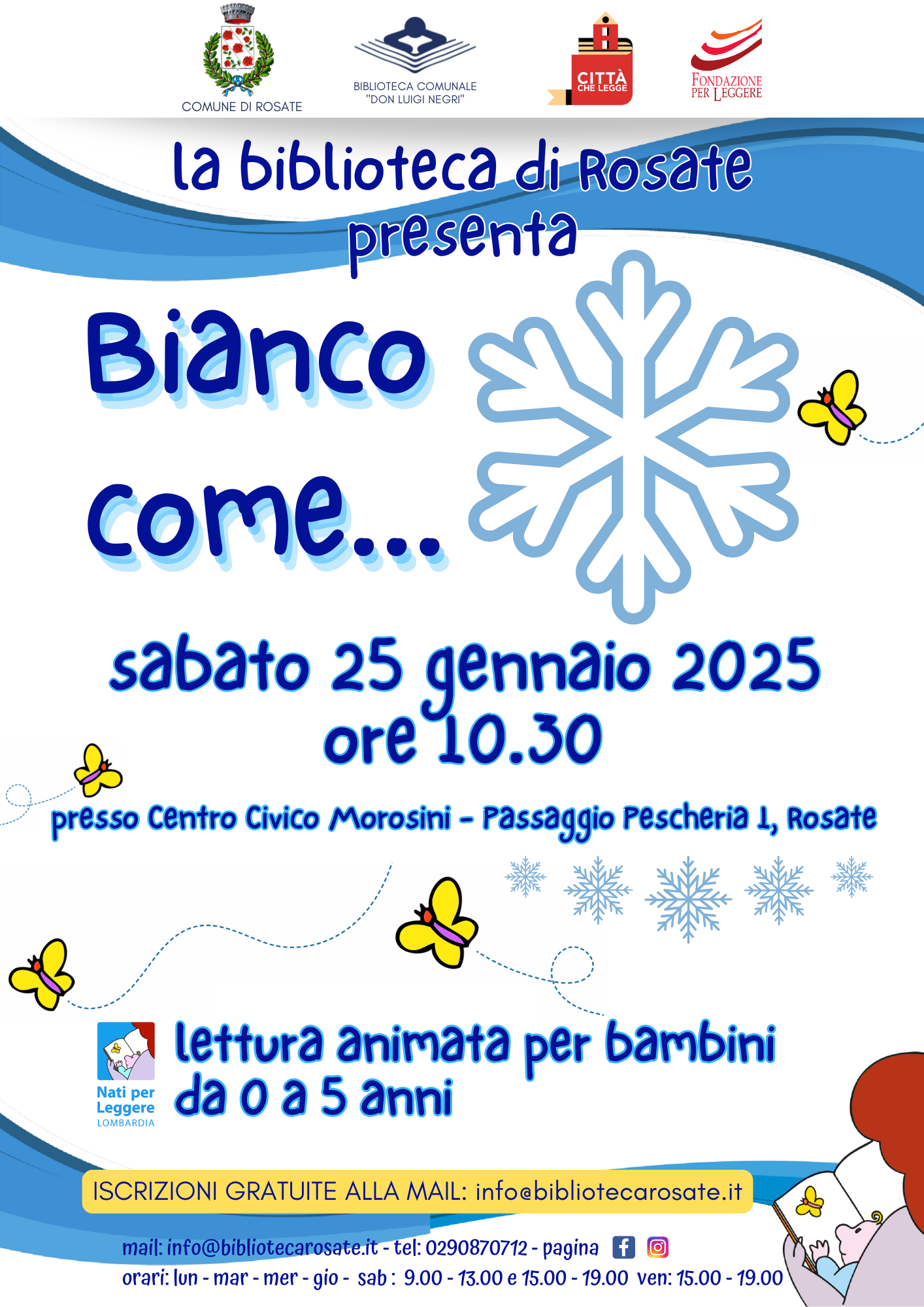 Bianco come...   Lettura animata per bambini da 0 a 5 anni