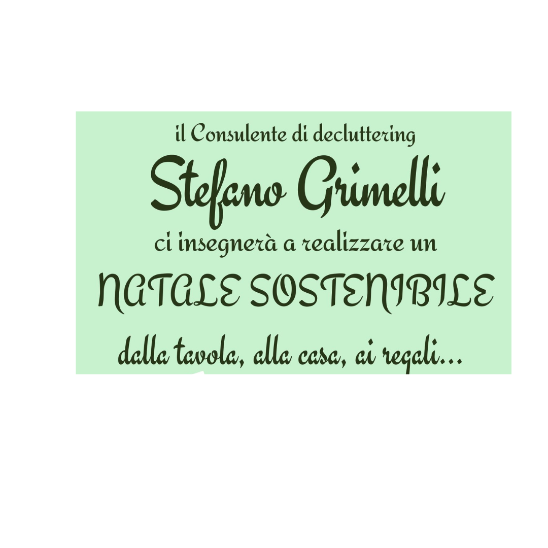 Natale Sostenibile con Stefano Grimelli